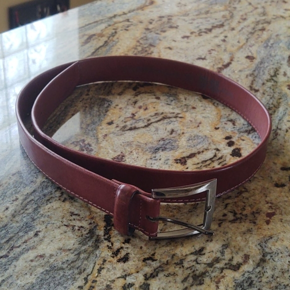Bachrach Other - BACHRACH  brown leather belt